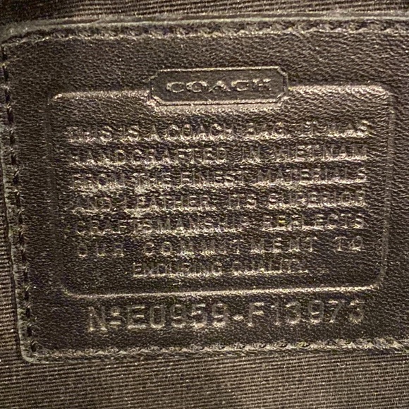 Black Coach Purse - Picture 6 of 12